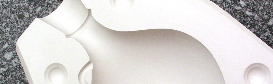Detail sádrové formy
